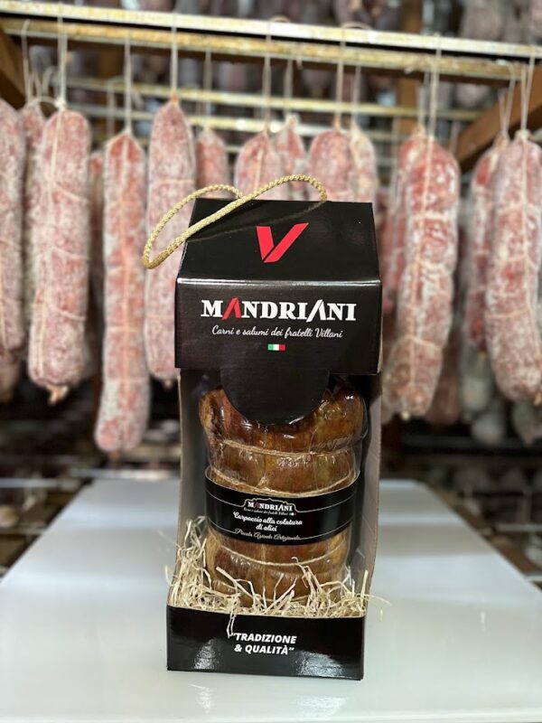 carpaccio colatura di alici cetara